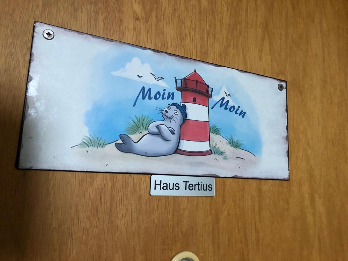 Haus Tertius - Strand- Und Hafennahe Ruhige Ferienwohnung Busum Ngoại thất bức ảnh